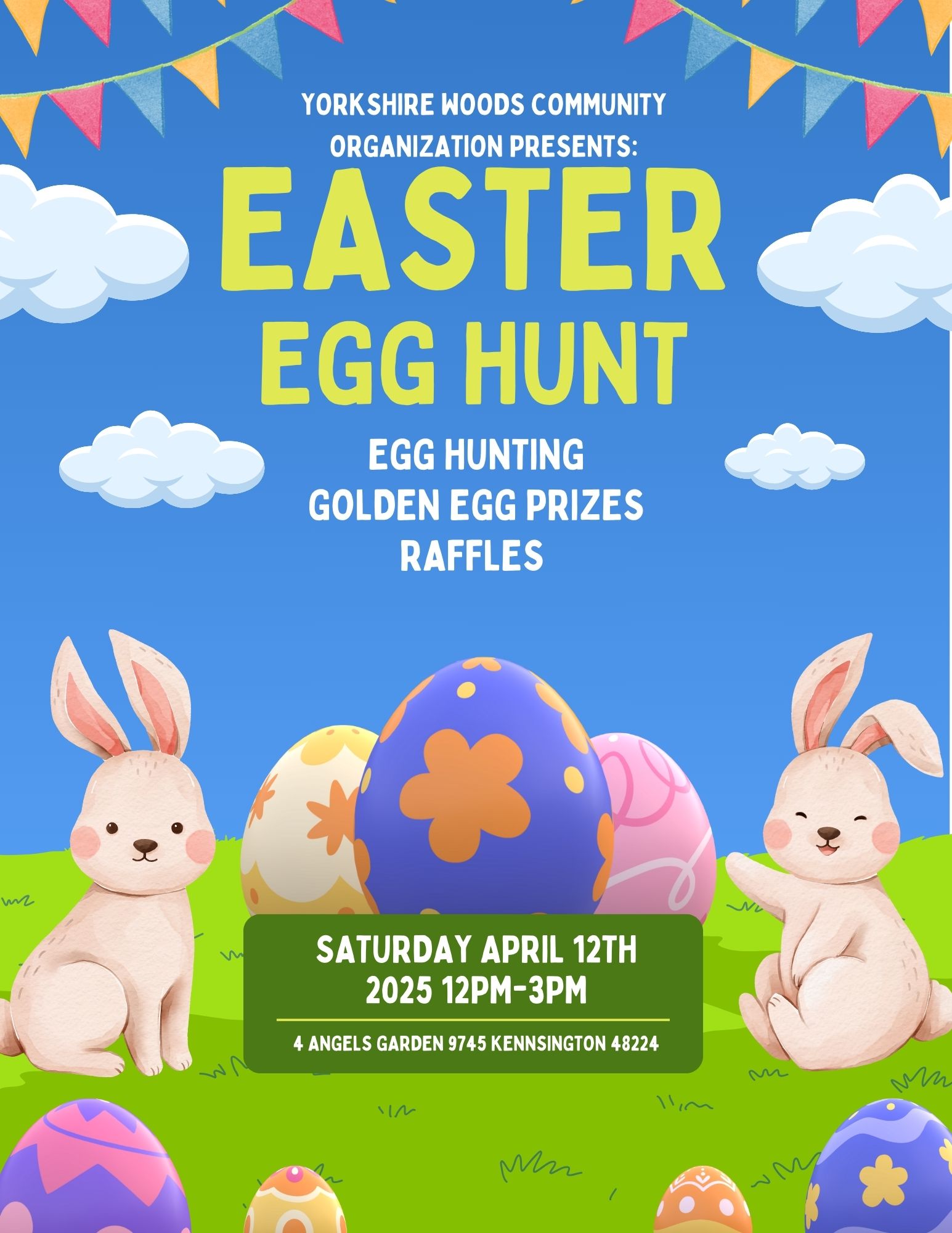 Easter Egg Hunt Flyer