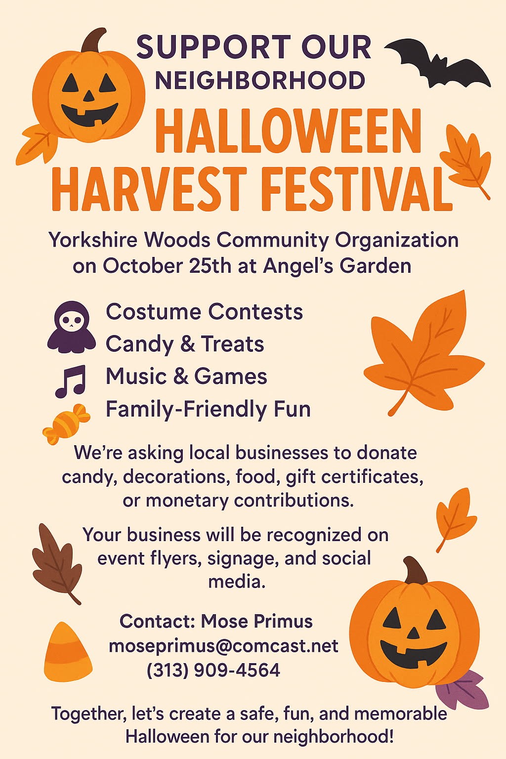 Halloween Harvest Festival Flyer