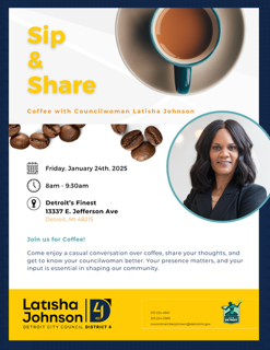 Sip and Share flyer