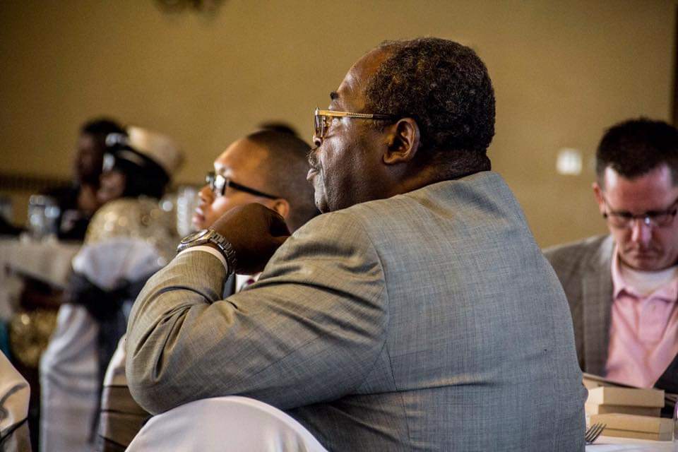 Mr. Mose Primus at a meeting!